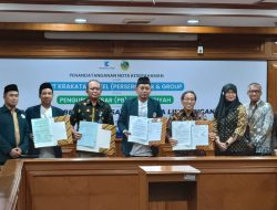 PT Krakatau Steel dengan PB Al-Khairiyah tekan MOU Program Penguatan SDM dan Lingkungan