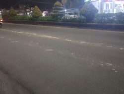 Kontraktor Abai, Jalan Nasional Jadi Korban Pembangunan Perpustakaan