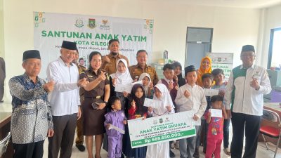 BAZNAS Cilegon Santuni 192 Anak Yatim di Ciwandan, Camat Ajak Pengusaha Berzakat