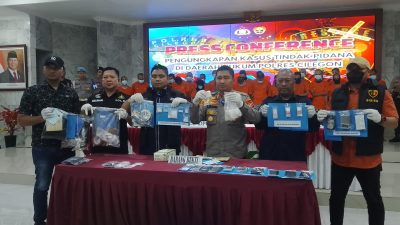 Polres Cilegon Bekuk 63 Pengedar Narkoba, Ribuan Gram Sabu Diamankan