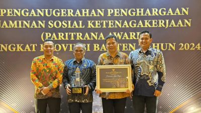 Cilegon Sabet Paritrana Award 2025, Bukti Serius Lindungi Tenaga Non-ASN