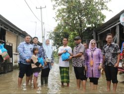 Instruksi Bupati, Diskominfo Serang Bantu Korban Banjir Kibin