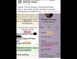 Catut Nama Plt Kasatpol PP Cilegon, Modus Penipuan Lewat WhatsApp Mulai Beredar