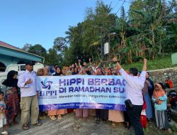 HIPPI Cilegon Tebar 500 Karung Beras di Gunung Batur, Pengusaha Turun Langsung Jangkau Warga Terpencil