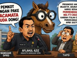 AFLAHUL AZIZ: PEMKOT JANGAN PAKE KACAMATA KUDA DONG!