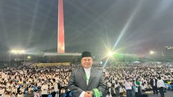 Guru Besar UIN Jakarta Prof. Hasani Ahmad Said Hadiri Zikir dan Doa Kebangsaan di Monas, Teguhkan Spirit Persatuan Bangsa
