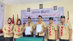 Saka Adhyasta Pemilu Dibentuk, Pramuka Cilegon Dipersiapkan Jadi Mata dan Telinga Demokrasi