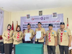 Saka Adhyasta Pemilu Dibentuk, Pramuka Cilegon Dipersiapkan Jadi Mata dan Telinga Demokrasi
