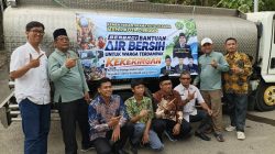 MAN 2 Cilegon Salurkan Dua Tangki Air Bersih ke Gunung Batur